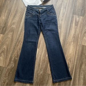 S.Y Dark Blue Bootcut Jeans Size: 26